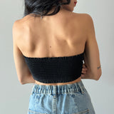 Falda larga denim