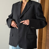 Long buttoned blazer